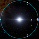 Gráfico que muestra los cuatro puntos de Lagrange a lo largo de la órbita de la Tierra. El troyano recién confirmado está orbitando alrededor de L4. Como dato curioso, el telescopio espacial Webb lanzado recientemente está en L2